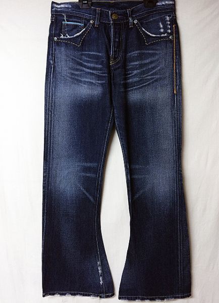 00s Levi's 707 ブーツカット カラーデニム ビッグベル ブラウン Levi's リーバイス 707 ジーンズモデル パンツ ブーツカット