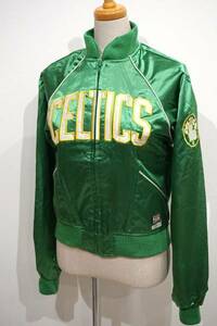  dead stock HARDWOOD CLASSICS Boston cell tiksNBA satin stadium jumper wi men's S green basketball 