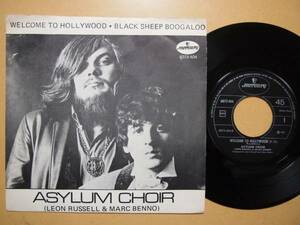 Asylum Choir(Marc Benno/Leon Russell)-Welcome To Hollywood★ノルウェーOrig.7”/SSW