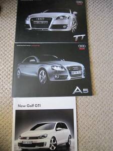  Audi TT A5 Golf GTI catalog 