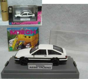  M Tec / Toyota AE86 Trueno /1:43/ white /1999 year rare * new goods 