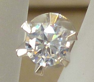 [.. магазин ]1 carat CZ прямые "лапки" N-162CZ tuck булавка 