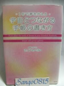 ★１年で夢を叶える 宇宙とつながる手帳の書き方 さとうめぐみ(著)　東邦出版★