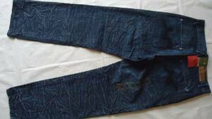 LRG old model wrinkle processing Denim woshu32inch 70%off half-price and downward L *a-ru*ji- jeans 