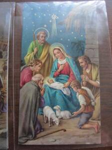 Art hand Auction Mie★052 Christian Painting Christmas Card, antique, collection, printed matter, others