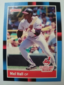 ★来日外国人 ホール 千葉 ロッテ マリーンズ オリオンズ 中日 ドラゴンズ MEL HALL DONRUSS MLB 1988 メル