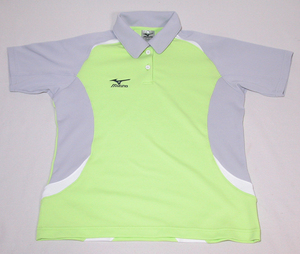 Mizuno( Mizuno )| lady's polo-shirt with short sleeves * game shirt -sizeM-| tube CLT