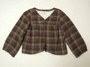 [ free shipping ] Nimes :NIMES! wool 100%: short : pretty jacket *