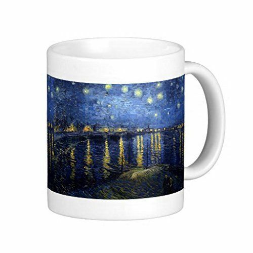 ゴッホ『 ローヌ川の星月夜 』のマグカップ