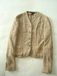 RALPH LAUREN USA made silk tweed setup size6 suit 