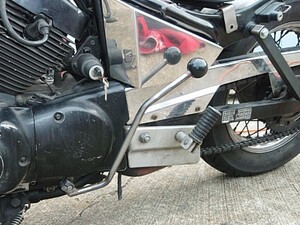 日本製です virago250 　ビラーゴ250用　ジョッキーシフト　ハンドチェンジ　 スーサイドクラッチ