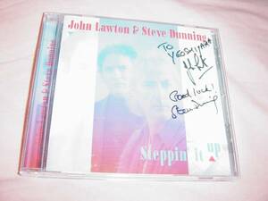 John Lawton 「STEPPIN' OUT」 URIAH HEEP、LUCIFER'S FRIEND関連 直筆サイン入