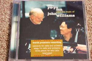 ジョン・ウィリアムズ:チェロ協奏曲/ハートウッド/チェロと管弦楽のためのエレジー /ソロ・チェロのための3つの小品/ヨーヨー・マ/CD