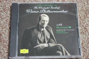 アントン・ブルックナー:交響曲第7番/ウィーンフィルハーモニー管弦楽団/カルロ・マリア・ジュリーニ:指揮/CD