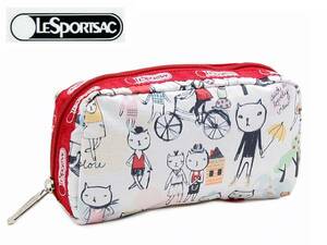 ♪新品♪LeSportsac 6511 RECTANGULAR ♪ HIKING DAY RED♪