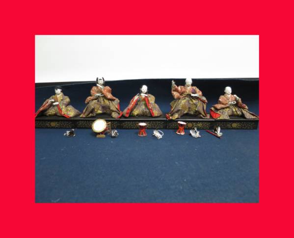 :Décision immédiate [Musée des poupées] Cinq musiciens poupées O-115 Hina, Accessoires Hina, Palais Hina Hina, saison, Événements annuels, Fête des poupées, Poupées Hina