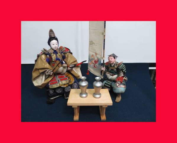 :Sofortige Entscheidung [Puppenmuseum] Maruhira Taisho Puppe O-290 Mai Puppe/Krieger Puppe 5, Jahreszeit, Jährliche Veranstaltungen, Kindertag, Mai Puppen