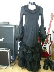  готический платье чёрный! Gothic and Lolita 