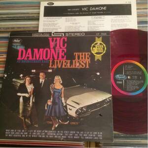 VIC DAMONE 国内赤盤ペラLP LIVELIEST