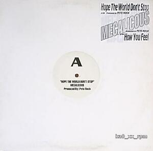 ★☆Mecalicous「Hope The World Don't Stop/How You Feel」☆★Pete Rock