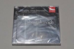 ショスタコーヴィチ：交響曲第1番&交響曲第14番『死者の歌』@ラトル&ベルリン・フィル/クヴァストホフ/カリタ・マッティラ/2CD/未開封