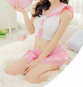  free shipping : new goods Mini sailor suit pink color 