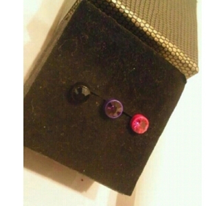  colorful circle earrings : unused goods 