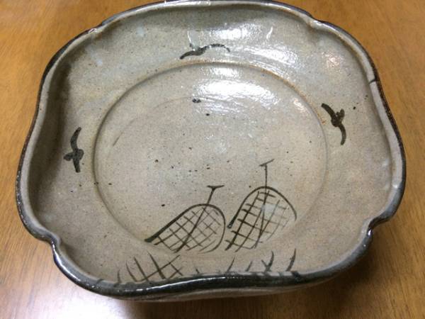 鉢 唐津焼 絵唐津鉢(角型) 小島喜昭 1