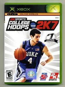 2点落札送料無料 中古 北米版 2K SPORTS COLLEGE HOOPS NCAA 2K7 2007 バスケットボール