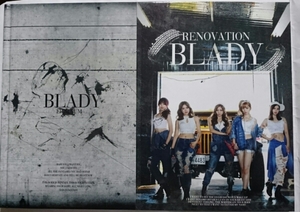 BLADY 直筆サイン入 RENOVATION 韓国盤 CD 未再生 即決 1st Mini Album 2NB