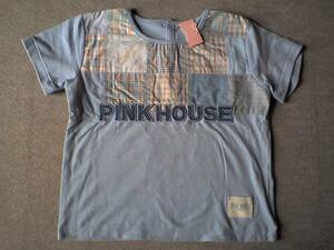 [ new goods Pink House short sleeves T-shirt check 120]