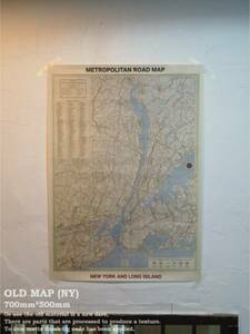 数量限定　アメリカ　マップ　地図　ニューヨーク　MAP ポスター　ロード