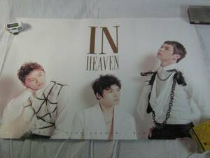 JYJ　in heaven white ポスター　４２×６０ｃｍ　東方神起