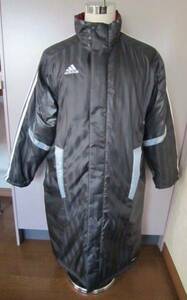  new goods / Adidas adidas/BODY HEAT warm long coat /M/ black 