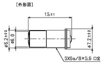 ４チップLEDランプ LD0401A12G 緑 12V SX6s_画像2