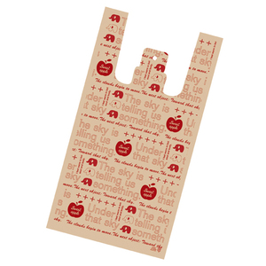 アップル レジ袋 M(24×45) 100枚 買い物バッグ 行事フリマ