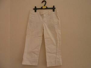 * used / lady's / Gap / pants / white color / 7 minute height / size 1*