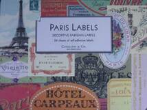 ▽▼44801▼▽＜CAVALLINI*トラベルステッカー＞PARIS LABELS_画像3