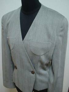 #MANI# lady's jacket / gray *40