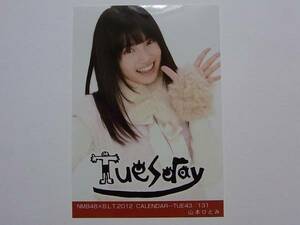 山本ひとみ NMB48×BLT 2012 CALENDAR カレンダー 火曜日 生写真