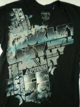 ハーレー Hurley プリントTシャツ Vネック M//サーフストリートアートSK8路上芸術美術グラフィティアート_画像3