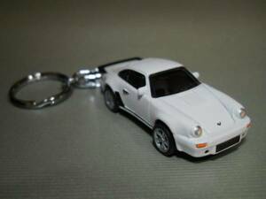 ■即決■キーホルダー■ポルシェ９３０ターボRUF■ホワイト■ダイキャストモデル■アクセサリー■キーチェーン■