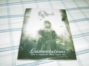 OPETH 「LAMENTATIONS -LIVE AT SHEPHERD'S BUSH EMPIRE- DVD」