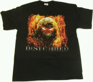 正規品Δ送料無料 Disturbed(ディスターブド) fire Tシャツ(M)