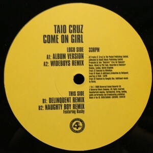 Taio Cruz / Come On Girl