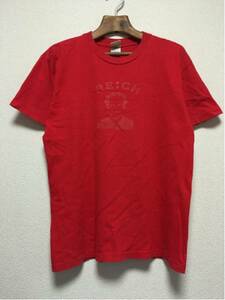 [即決古着]WORDLESS/グラフィックTシャツ/半袖/プリント/赤/レッド/M