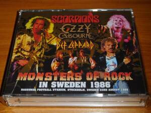 SCORPIONS/OZZY OSBOURNE/DEF LEPPARD-MONSTERS OF ROCK SWEDEN