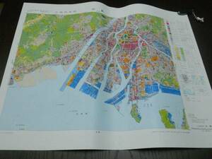 two ten thousand . thousand minute one plot of land use map [ Hiroshima ] 1977/04 issue 