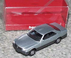 herpa1/87メルセデス ベンツ560SECブルメタ Mercedes Benz