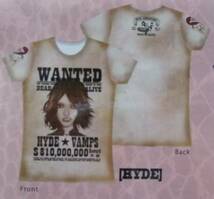 VAMPS LIVE 2013 † 『 WANTED Tシャツ [HYDE] Mサイズ 』 東京追加公演限定 　未開封品　L'Arc-en-Ciel　ラルク アン シエル_画像3